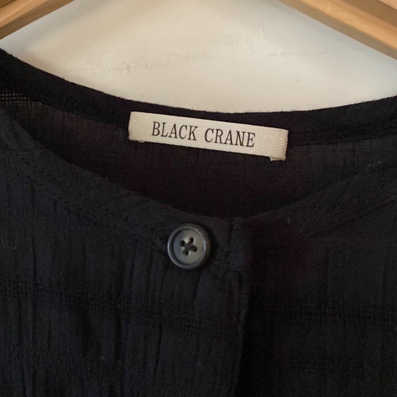 [SOLD 💫] Black Crane Tent dress - Picture 6 of 8